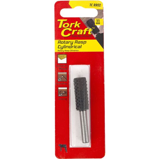 Rotary Rasp Cylindrical 11mm X 30mm X 1/4" Shank